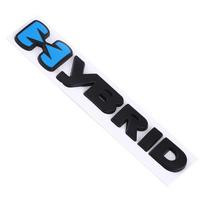 Automobilio lipdukas HYBRID Logotipo Emblema Chromuotas Ženklelis Lipdukai Auto stiliaus Lipdukas A