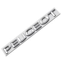 2026 Karšta Automobilio Lipdukas 1 vnt. Automobilio Galinės Bagažinės 3D Emblema PEUGEOT Raidės Lipdukas Aksesuarai Peugeot 206 307 308 3008 207 208 407 4 juoda