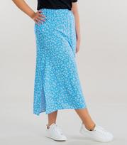 Vero Moda moteriškas sijonas 10302047*01, mėlyna/baltas, S