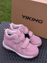 Viking demisezoniniai batai vaikams Brisk Mid WP 2V - Dusty Pink