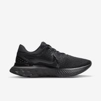Nike React Infinity Run Flyknit 3 Triple Black - Dydis 43 (DH5392-005 Bėgimo bateliai)