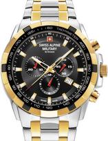 Swiss Alpine Military 7043.9147 Star Fighter Chronograph Mens Watch 47mm 10ATM - Laikrodis vyrams