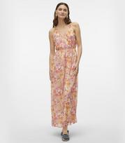 Vero Moda moteriška suknelė 10289487*01, baltas/rožinis