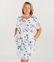 Zabaione moteriška suknelė CARLA KL*29, baltas, S