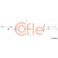 Mechaninės pavarų dėžės trosas COFLE 2CB.FI012