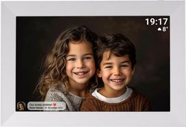Denver PFF-1012 digital photo frame White 25.6 cm (10.1") Touchscreen Wi-Fi