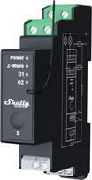 Shelly Qubino Wave Pro 2PM​ electrical relay Black