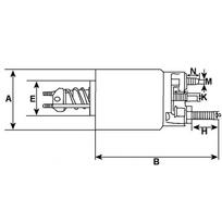Starterio solenoido jungiklis HC-Cargo F 032 130 855