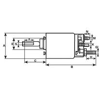 Starterio solenoido jungiklis HC-Cargo F 032 335 686