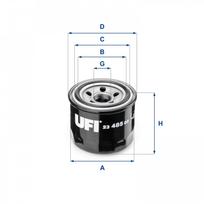 Alyvos filtras UFI 23.485.00