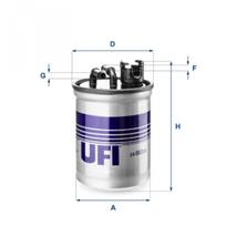 Kuro filtras UFI 24.003.00