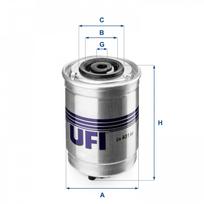 Kuro filtras UFI 24.401.00