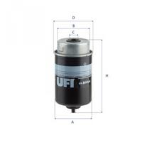 Kuro filtras UFI 24.A86.00