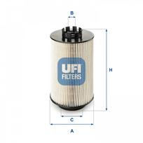 Kuro filtras UFI 26.011.00