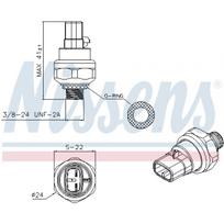 Oro kondicionavimo slėgio jungiklis NISSENS 301016
