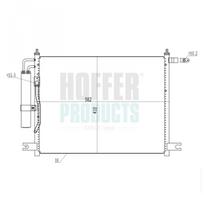 Oro kondicionieriaus kondensatorius HOFFER 991270