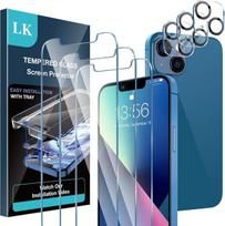 9H Hd Skaidrus Apsauginis Grūdintas Ekrano Stiklas Ir Kameros Apsauga Lk Iphone 13 Pro Max 3 Vnt.