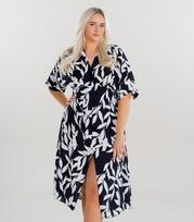 Hailys moteriška suknelė LI44U KL*7549, juodas/baltas