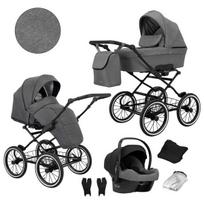 Universalus vežimėlis Romantic Kunert 3in1 Grey