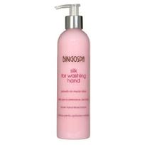 Skystas rankų muilas BINGO Silk 300 ml drėkinamasis, švelni priežiūra