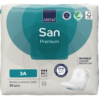 Įklotai šlapimo nelaikantiems ABENA SAN 3A PREMIUM, 28 vnt. (-45% perkant 2 vnt.)