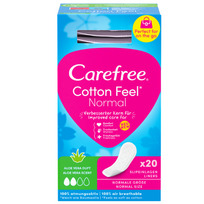 Higieniniai įklotai CAREFREE COTTON ALOE, 20 vnt.