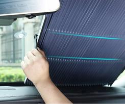 Saulės žaliuzės automobilis automobilis aklas saulės skydelis 65cm