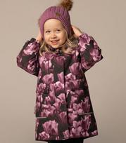 Lenne vaikiška parka 250g Violetinė 24334*1223, bordo/rožinis, 128 cm