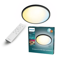 Lubinis LED šviestuvas PHILIPS Valen, 16W, 2000lm, 2200-6500K, IP20, 291x24 mm, valdomas pulteliu, a