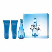 Davidoff Cool Water Woman - EDT 100 ml + body lotion 75 ml + shower gel 75 ml 100ml