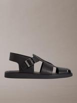 CALVIN KLEIN Vyriškos odinės basutės, SQ SANDAL FISHERMAN LTH