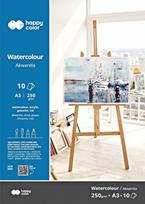 Albumas akvarelei A3/10l. 250g/m2 Happy Color HA 3725 3040-AK10