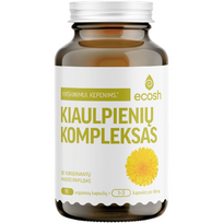 Kiaulpienių kompleksas, ekstraktas ir milteliai, ECOSH, 90 kaps.