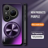 AG Matinis Magnetinis Dėklas HUAWEI Pura 80 Pro Plus 80 Ultra su Žiediniu Laikikliu, Belaidis Įkrovimas, Kietas Viršelis Pura 70 P60 P50 P40 P30 Huawei Pura 80 Ultra juoda