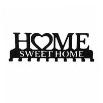 1vnt sieninis Sweet Home dekoratyvinis raktų laikiklis, kabliukas prie rakto, kūrybinis raktų laikiklis priekinėms durims HOME