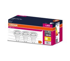 KOMPLEKTAS 3x LED elektros lemputė PAR16 GU10/4,5W/230V 2700K - Osram