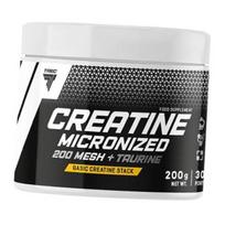 Kreatino Monohidratas su Taurinu, Kreatinas Mikronizuotas 200 akių+Taurinas, Trec Nutrition  (31101005) 200g Unflavored