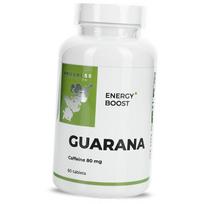 Guarana ir kofeinas, Guaranos ekstraktas su kofeinu, Progress Nutrition  60 tablečių (11461002) 60tab