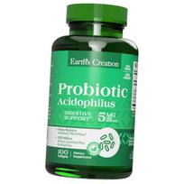 Probiotikas Acidophilus, Probiotic Acidolphilus, Earth's Creation 100 kaps. (69604002) 100softgels