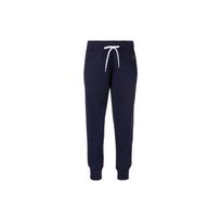 Polo Ralph Lauren FW21 Logo Embroidered Solid Color Drawstring Ankle-Length Sports Pants Women pants Blue 211794397-003 L