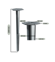 Sraigtinis pamatas M 1300 mm