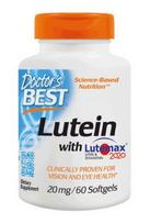 Doctor's Best Lutein with Lutemax, 20mg - 60 kapsulių