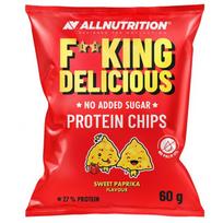 Allnutrition Fitking Delicious Protein Chips, Sweet Paprika - 60 gramų