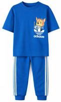 Komplektas berniukui su marškinėliais ir kelnėmis „Paw Patrol: Adidas”, mėlynas
