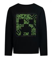 Vaikiški marškinėliai Minecraft 281383 01, juodas/šviesiai žalia