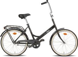 Helkama jopo bicycle, 24", 1-piece replacement, black (HY124-M-C)