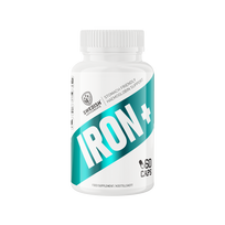 Swedish Supplements Iron Plus geležis, 90 kapsulių