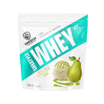 Swedish Supplements Lifestyle Whey baltymų milteliai su saldikliais, Vanilla Pear, 900 g.