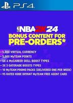 NBA 2k24 Pre-Order Bonus (DLC) (PS4) PSN Key EUROPE
