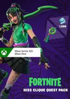 Fortnite - Hiss Clique Quest Pack + 1000 V-Bucks Challenge XBOX LIVE Key MEXICO